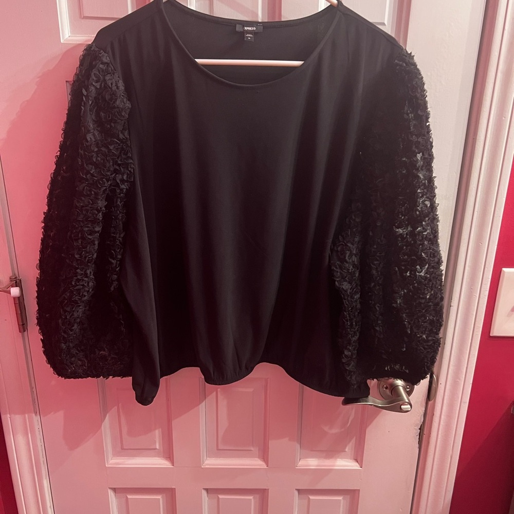 Express Black Women's Top